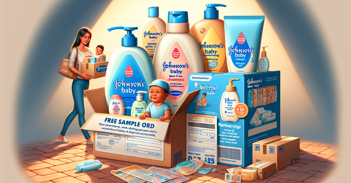 Como solicitar amostras grátis e cupons da Johnson’s Baby