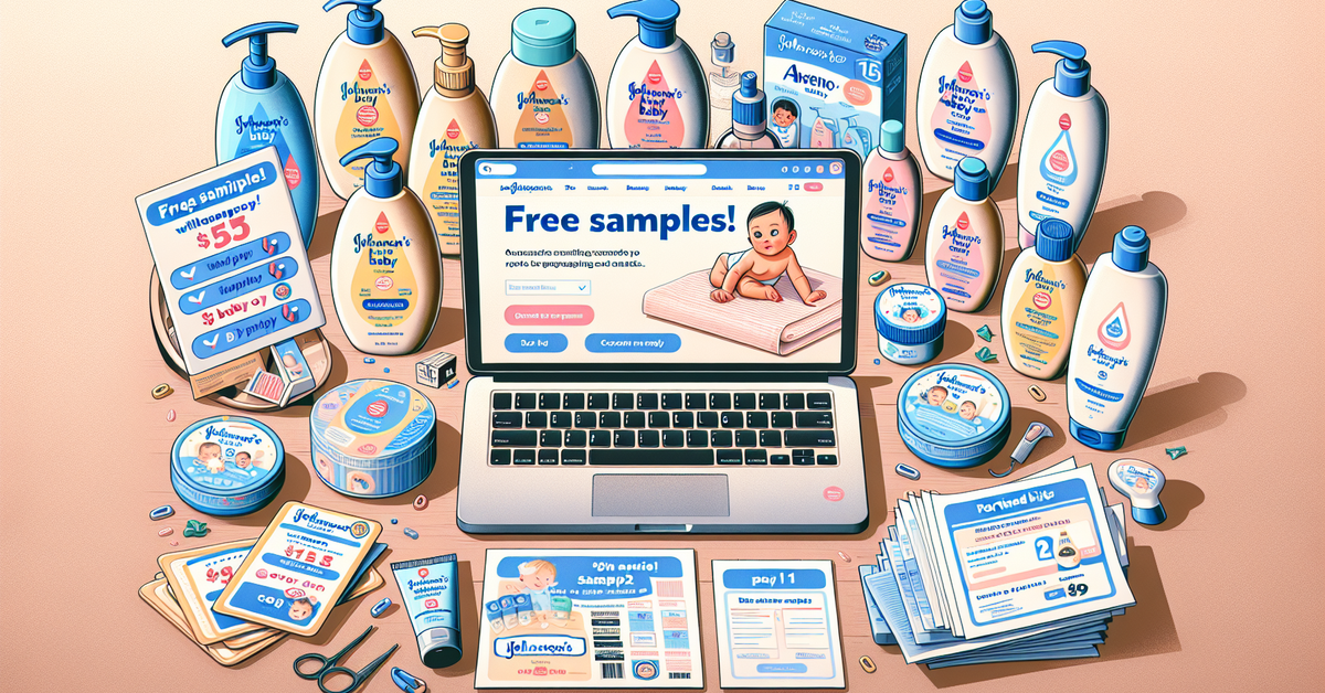 Como solicitar amostras grátis e cupons da Johnson’s Baby